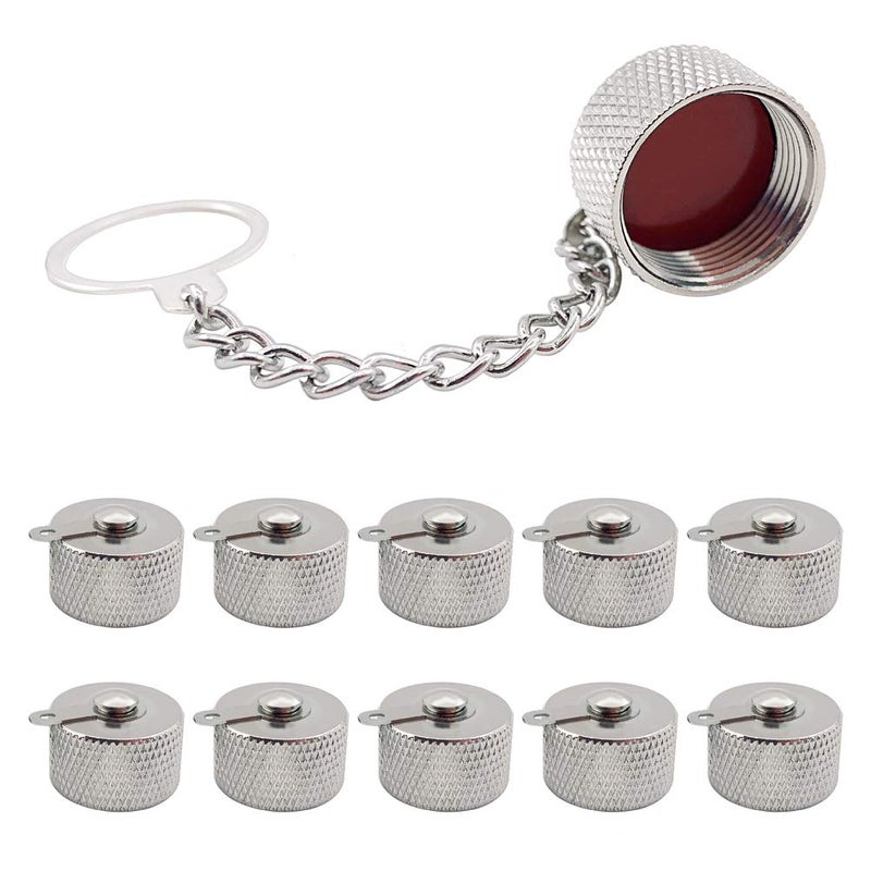 eifagur (Pack of 10) Protective Cover Dust Cap with Chain for N Type Female and UHF Female SO-239 Connector Adapter - Image 4